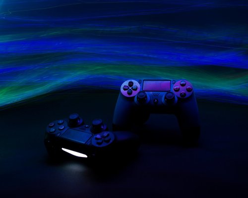 Vintage retro console controller display